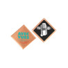 Badge Losange 40x40mm personnalisé | Pin's Personnalisé
