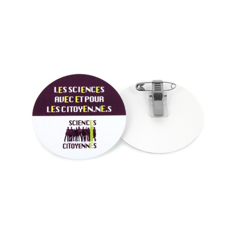 Eco-Badge 66mm personnalisé | Pin's Personnalisé