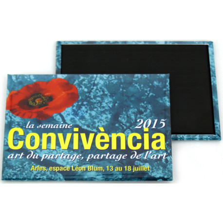 Magnet Rectangle 90x65mm personnalisé | Pin's Personnalisé