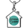 Porte-Clé Métal Maison personnalisé | Pin's Personnalisé