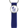 Porte-Clé Premium - Lanière Silicone Bleu personnalisé | Pin's Personnalisé