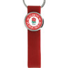 Porte-Clé Premium - Lanière Silicone Rouge personnalisé | Pin's Personnalisé