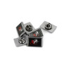 Pin's Rectangle Argenté 24x16mm personnalisé | Pin's Personnalisé