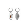 Porte-Clé Rugby 43x24mm personnalisé | Pin's Personnalisé
