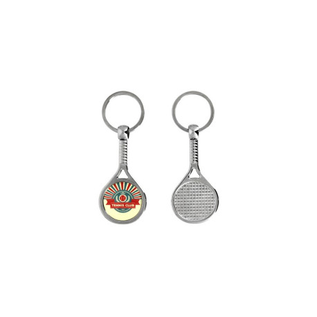 Porte-Clé Tennis 25mm personnalisé | Pin's Personnalisé
