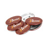 Badge ovale à épingle 70x45 mm personnalisé | Pin's Personnalisé