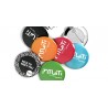 Badge rond à épingle 76 mm personnalisé | Pin's Personnalisé