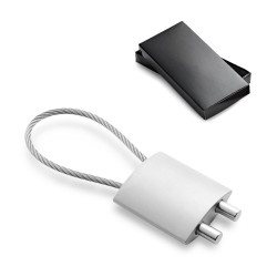 LOCK. Porte-clés en métal personnalisé