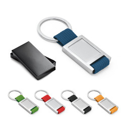 ANCHOR. Porte-clés en métal et webbing personnalisé